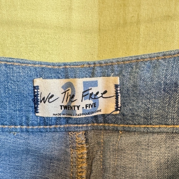 Free People Patchwork Denim Jeans - Picture 6 of 6